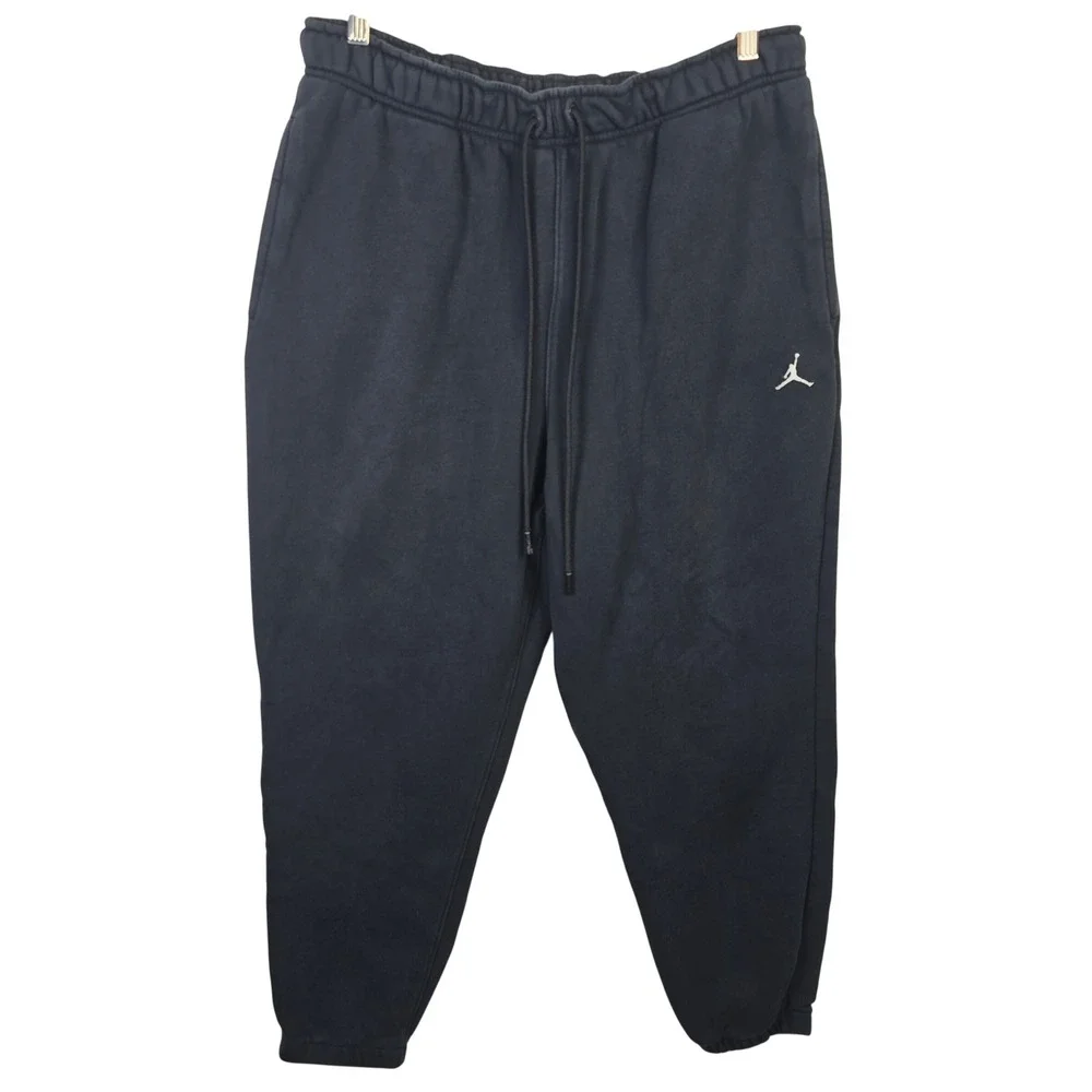 Jordan Essentials‎ Fleece Pants Mens XL Black Jumpman Sweatpants